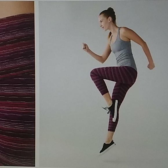 Lululemon wunder under crop high-rise purple leggi - Picture 1 of 8